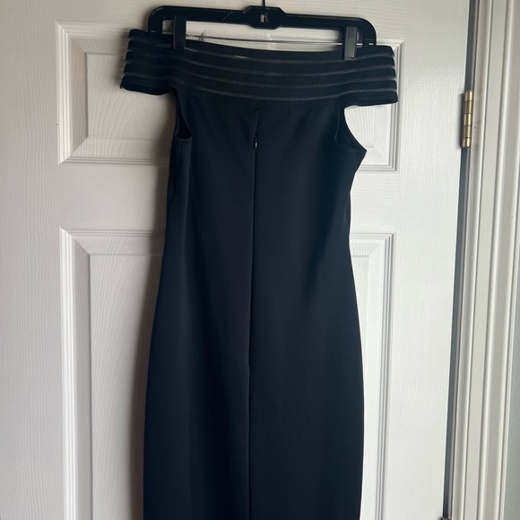 Venus long black mermaid dress sz 6 - Picture 6 of 8